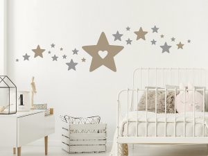 مشخصات، قیمت و خرید استیکر دیواری طرح ستاره