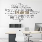 استیکر دیواری ابر کلمه کار تیمی3
