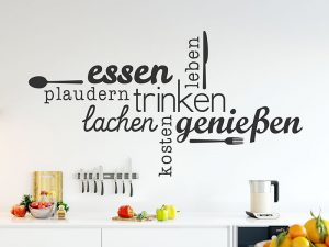 برچسب دیواری متن انگلیسی برای آشپزخانه
