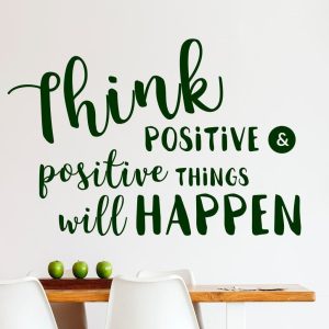 برچسب دیواری انگیزشی مثبت فکر کنید