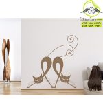 برچسب دیواری بچه گربه ها
