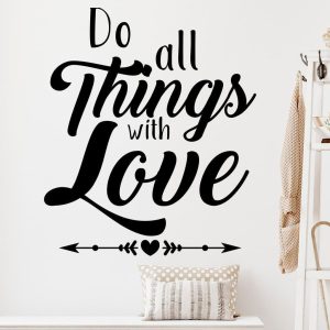 با عشق همه کارها را انجام دهید.