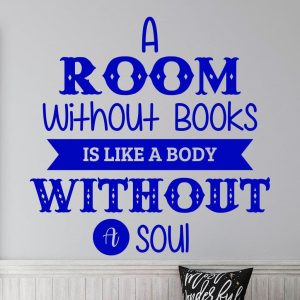برچسب انگیزشی دیواری اتاق بدون کتاب