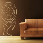 خرید عکس برچسب دیوار ببر وحشی