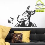 عکس برچسب دیوار خر خنده 0