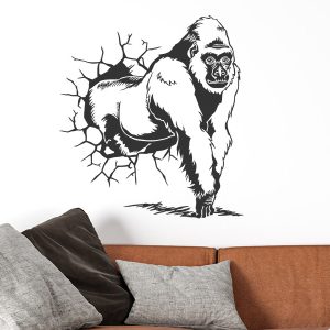 گوریل استیکر دیواری
