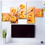 برچسب گل 5 تکه