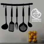 استیکر دیواری سرویس آشپزی
