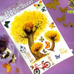استیکر باغ پاییزی