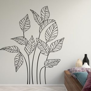 عکس برچسب برای دیوار برگ های استوایی