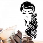 استیکر آرایشگاه پرتره رخسار