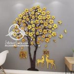 استیکر آینه دیواری فانتزی
