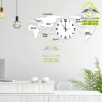 خرید تابلو دیواری نقشه جهان