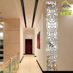 آینه ستونی گل تزئینی اسلیمی - تصویر 4
