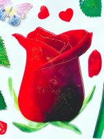 استیکر دیواری گل رز - Image 6