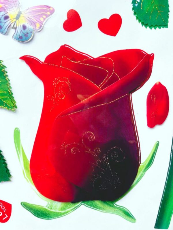 استیکر دیواری گل رز - Image 6
