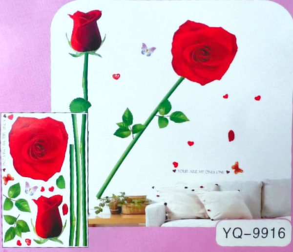 استیکر دیواری گل رز - Image 10