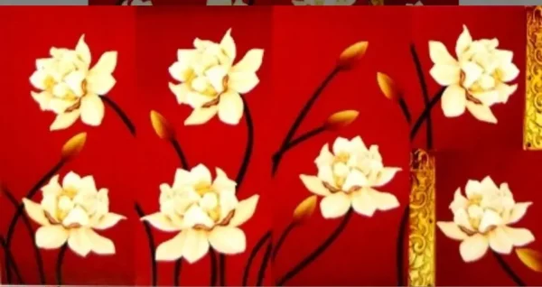 برچسب گل 5 تکه - Image 4