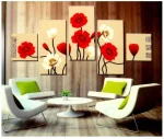 برچسب گل 5 تکه - Image 3
