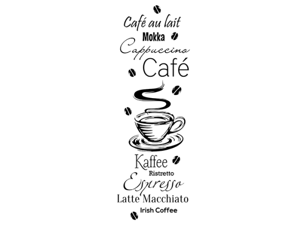 برچسب دیواری کافه لاو - Image 5