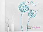 برچسب دیواری گل‌های پروانه‌ای - Image 3