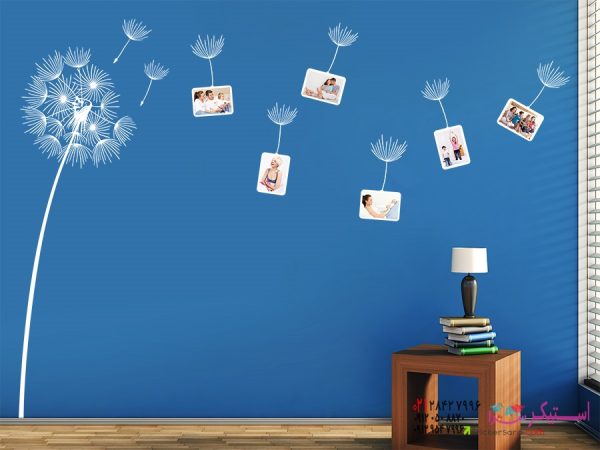 برچسب دیواری قاصدک با قاب عکس - Image 4