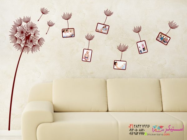 برچسب دیواری قاصدک با قاب عکس - Image 2