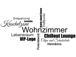 برچسب دیواری اتاق نشیمن کلمه بزرگ - Image 3