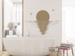 استیکر دیواری طلوع رمانتیک - تصویر 3