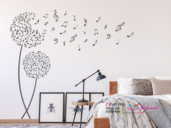 برچسب دیواری نت‌های در حال پرواز - Image 4
