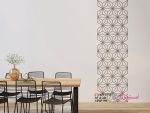 بنر دیواری، برچسب دیواری، تزئینات هندسی - تصویر 3