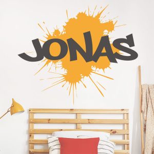 عکس برچسب دیواری با نام