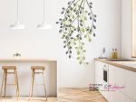 عکس برچسب دیواری شاخه آویز طرح درخت در دو رنگ