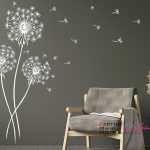 عکس برچسب دیواری طرح قاصدک_