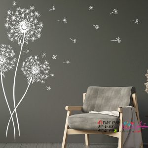 عکس برچسب دیواری طرح قاصدک_