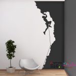 عکس بنر دیواری استیکر دیواری کوهنورد