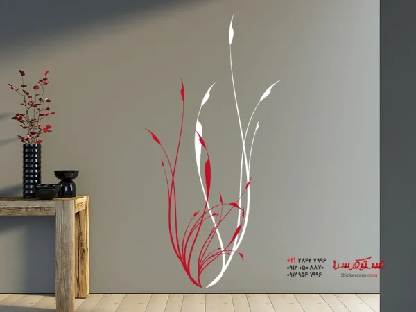 برچسب دیواری طرح نی - Image 3