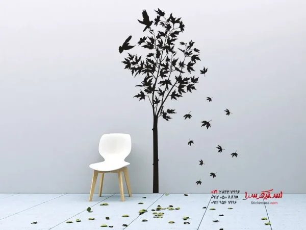 برچسب دیواری درخت افرا - Image 4