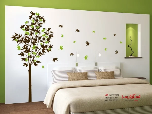 برچسب دیواری برگ درخت - Image 2