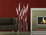 برچسب دیواری طرح چمن نیزار - Image 4
