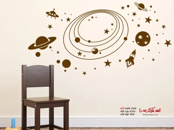 برچسب دیواری فضایی - Image 3