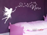 برچسب دیواری   پری شیرین با عصای جادویی - Image 4
