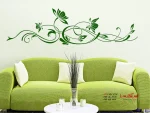 برچسب دیواری طرح پیچک گل - Image 4