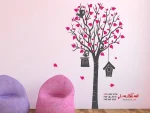 برچسب دیواری خانواده پرندگان ناز - Image 4