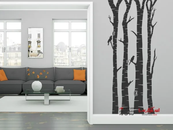 برچسب دیواری تنه درخت - Image 3
