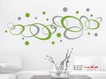 برچسب دیواری دایره‌ای بیضی - Image 4