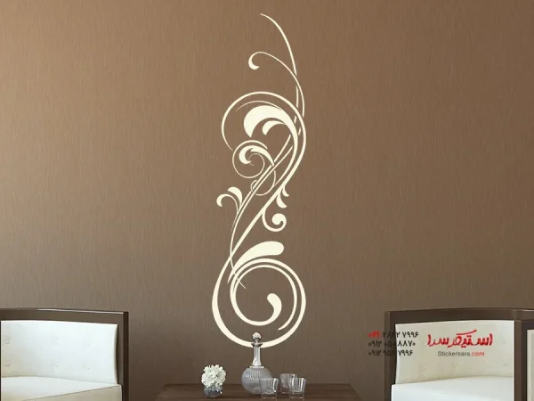 برچسب دیواری با تزئینات شیک - Image 2
