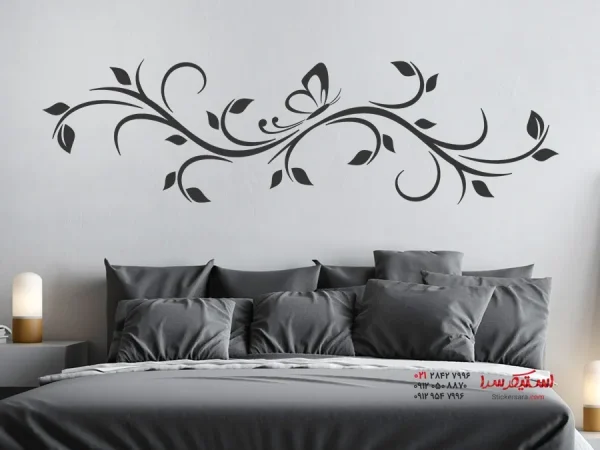برچسب دیواری تزئینی برگ تزئینی - Image 2