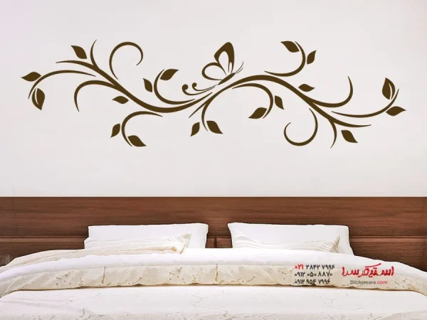 برچسب دیواری تزئینی برگ تزئینی - Image 3