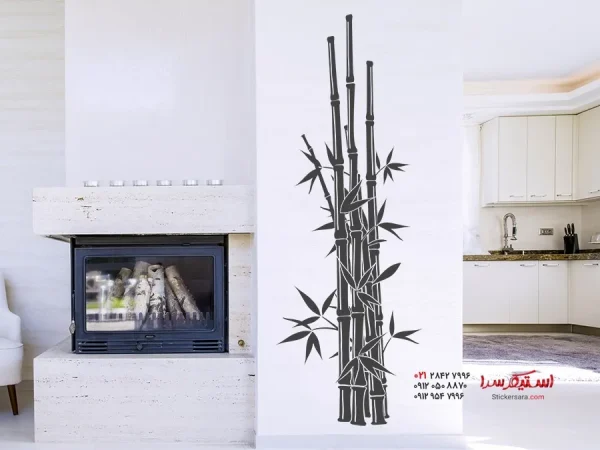 برچسب دیواری بامبو تزئینی - Image 4
